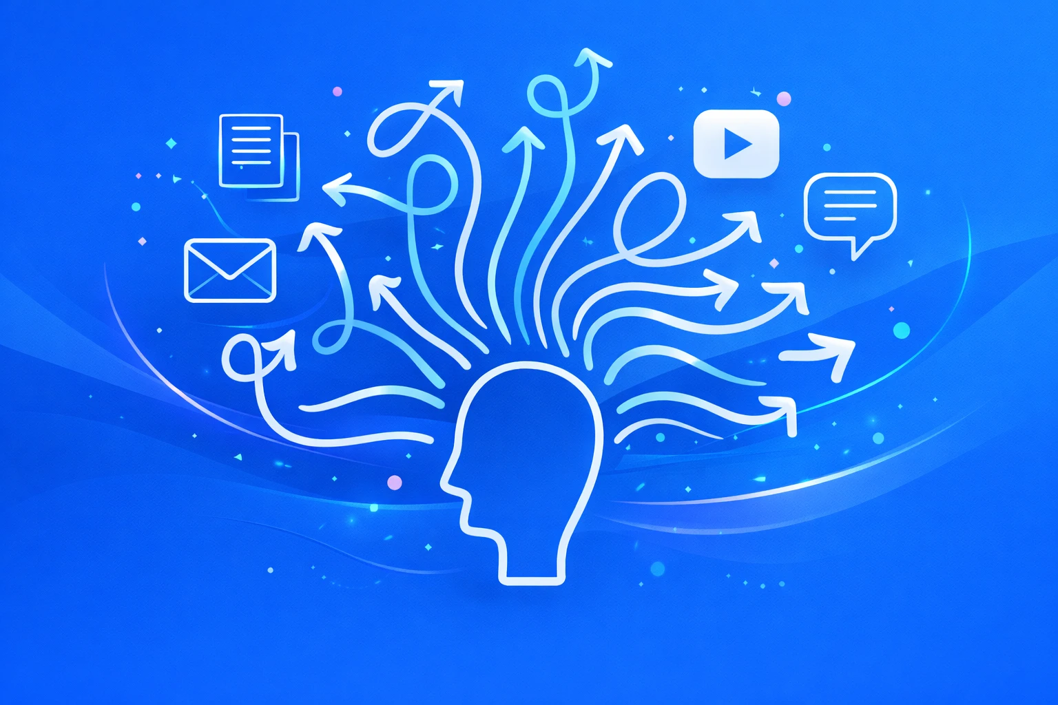 Illustration des enjeux et composantes du marketing de contenu