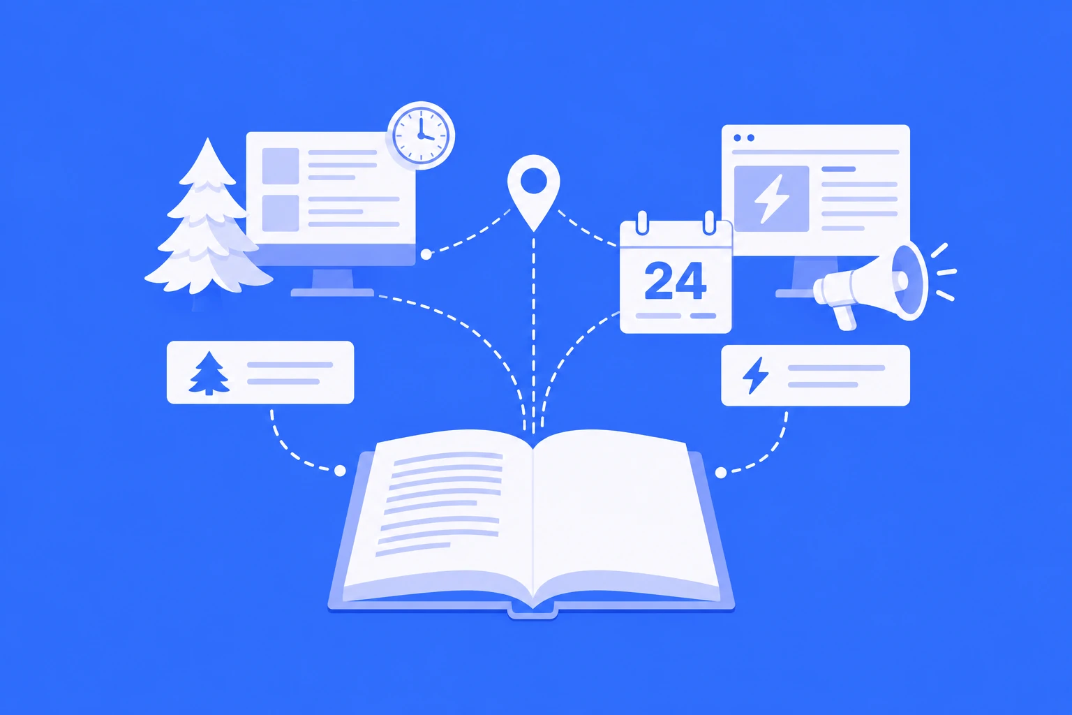 Illustration de l'article : evergreen ou actualité quel cadrage pour des contenus durables